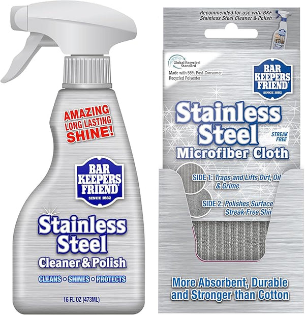 Bar Keepers Friend Stainless Steel Cleaner and Polish Spray (16 oz)