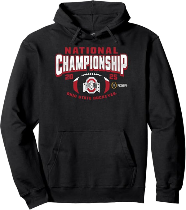 Ohio State Buckeyes National Championship 2025 Football Pullover Hoodie